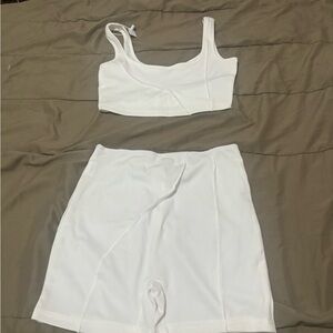 Women’s white 2 piece